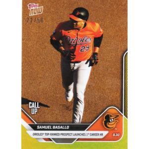 image2025 Topps Now Samuel Basallo 634 Gold Foil 50 Baltimore Orioles Rookie RC Baseball Card