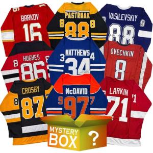 imageActive Stars AutographedSigned Hockey Jersey Mystery Box with PSA JSA or Beckett COA