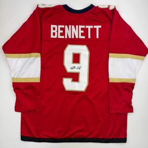 imageAutographedSigned Sam Bennett Florida Red Hockey Jersey JSA COA