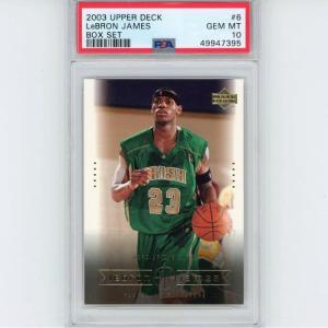 imageGraded 200304 Upper Deck LeBron James 6 Box Set Rookie RC Basketball Card PSA 10 Gem Mint