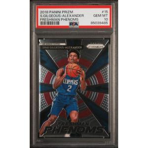 imageGraded 2018 Panini Prizm Shai GilgeousAlexander 15 Freshman Phenoms Rookie RC Basketball Card PSA 10 Gem Mint