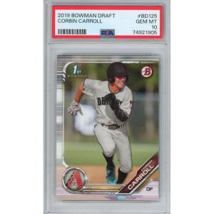 imageGraded 2019 Bowman Draft Corbin Carroll BD125 Rookie RC Baseball Card PSA 10 Gem Mint