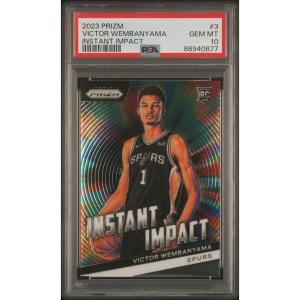 imageGraded 2023 Panini Prizm Victor Wembanyama 3 Instant Impact Rookie RC Basketball Card PSA 10 Gem Mint