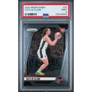 imageGraded 2024 Panini Prizm Caitlin Clark 22 Rookie RC Basketball Card PSA 9 Mint
