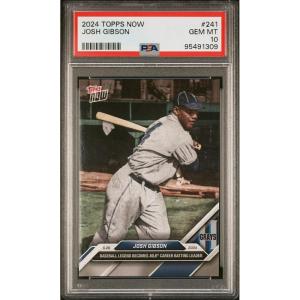 imageGraded 2024 Topps Now Josh Gibson 241 Baseball Card PSA 10