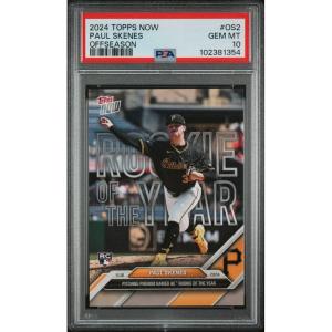 imageGraded 2024 Topps Now Paul Skenes OS2 Offseason Rookie RC Baseball Card PSA 10 Gem Mint