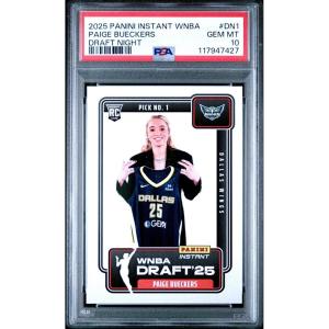 imageGraded 2025 Panini Instant Paige Bueckers DN1 Draft Night Rookie RC Basketball Card PSA 10 Gem Mint
