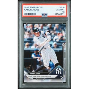 imageGraded 2025 Topps Now Aaron Judge 416 Baseball Card PSA 10 Gem Mint
