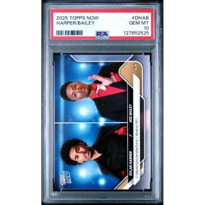 imageGraded 2025 Topps Now Dylan HarperAce Bailey DHAB Rookie RC Basketball Card PSA 10 Gem Mint