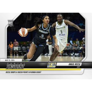 imageHall of Fame Sports Memorabilia  2024 Panini Instant WNBA Angel Reese 14 Chicago Sky Rookie RC Basketball Card