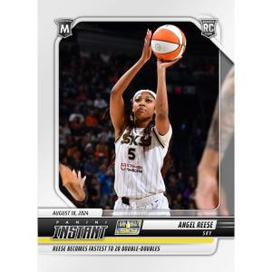 imageHall of Fame Sports Memorabilia  2024 Panini Instant WNBA Angel Reese 173 Chicago Sky Rookie RC Basketball Card