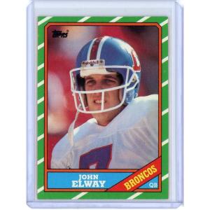 imageVintage 1986 Topps John Elway 112 Football Card