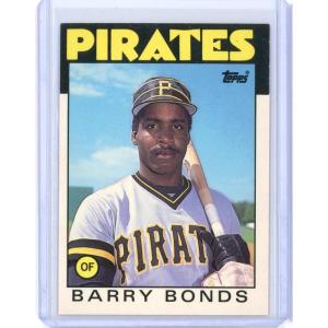 imageVintage 1986 Topps Traded Barry Bonds 11T Rookie RC Baseball Card