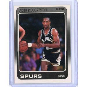imageVintage 1988 Fleer Alvin Robertson 105 Basketball Card