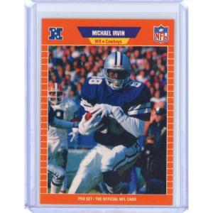 imageVintage 1989 Pro Set Michael Irvin 89 Rookie RC Football Card