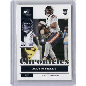 imageVintage 2021 Panini Chronicles Justin Fields 19 Rookie RC Football Card
