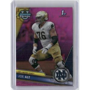 imageVintage 2023 Bowman Chrome U Pink Joe Alt 111 1st Bowman Rookie RC Football Card