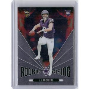 imageVintage 2024 Panini Phoenix Rookie Rising JJ McCarthy RRJMY Rookie RC Football Card