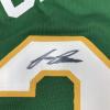 imageAutographedSigned Jose Canseco Oakland Green Baseball Jersey JSA COA