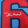 imageFacsimile Autographed Stan Musial St Louis Blue Reprint Laser Auto Baseball Jersey Size Mens XL