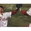 imageFramed AutographedSigned Brad Lidge amp Carlos Ruiz Dual 2008 World Series Philadelphia Phillies 16x20 Baseball Photo JSA COA