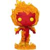 imageJoseph Quinn Johnny Storm Human Torch 1517 Facsimile Signed Reprint Laser Autographed Funko POP Movies Marvel Fantastic 4 Four First Steps Figurine with Protector Case
