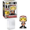 imageMark Hamill Luke Skywalker 763 Red 5 Facsimile Signed Reprint Laser Autographed Funko POP Movies Star Wars Figurine with Protector Case