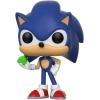 imageSonic The Hedgehog with Emerald 284 Funko POP Games Figurine Bundle with HOFSM Protector Case