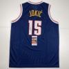 imageAutographedSigned Nikola Jokic Denver Dark Blue Basketball Jersey JSA COA
