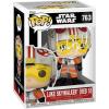 imageMark Hamill Luke Skywalker 763 Red 5 Facsimile Signed Reprint Laser Autographed Funko POP Movies Star Wars Figurine with Protector Case