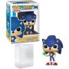 imageSonic The Hedgehog with Emerald 284 Funko POP Games Figurine Bundle with HOFSM Protector Case