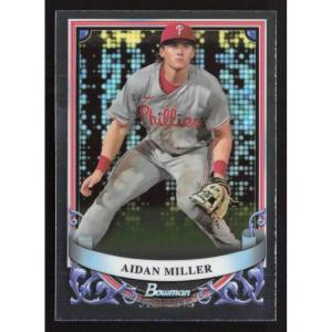image2024 Topps Bowman Sterling Aidan Miller BSP12 Rookie RC Philadelphia Phillies Baseball Card