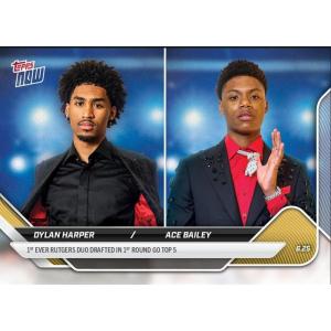 image2025 Topps Now Dylan HarperAce Bailey DHAB 1st Ever Rutgers Duo Drafted in 1st Round Go Top 5 Rookie RC Basketball Card