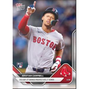 image2025 Topps Now Kristian Campbell 20 Hits 1st Home Run Boston Red Sox Rookie RC Baseball Card