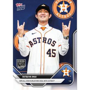image2025 Topps Now Tatsuya Imai OS12 NPB All Star Hurler Inks Deal With Astros Houston Astros Rookie RC Baseball Card