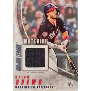 image2025 Topps Series 2 Dylan Crews MLM2DC Major League Material Relic Washington Nationals Rookie RC Baseball Card