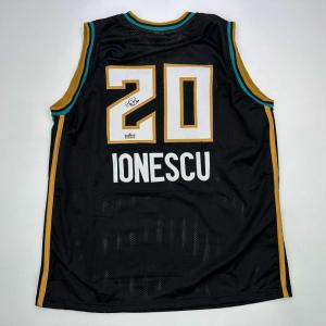 imageFacsimile Autographed Sabrina Ionescu New York Black Reprint Laser Auto Basketball Jersey Size Mens XL
