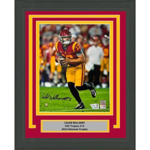 imageFramed AutographedSigned Caleb Williams USC Trojans 8x10 College Football Photo Fanatics COA