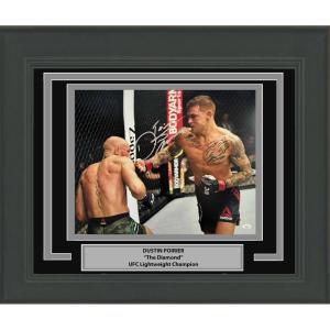 imageFramed AutographedSigned Dustin Poirier UFC MMA Ultimate Fighting 16x20 Photo JSA COA