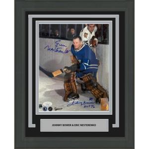 imageFramed AutographedSigned Johnny Bower and Eric Nesterenko 8x10 Hockey Photo JSA COA