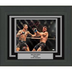 imageFramed AutographedSigned Max Holloway UFC MMA Ultimate Fighting 16x20 Photo JSA COA