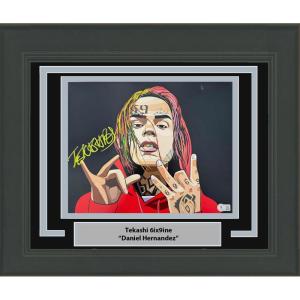 imageFramed AutographedSigned Tekashi 6ix9ine Daniel Hernandez 11x14 Photo JSA COA