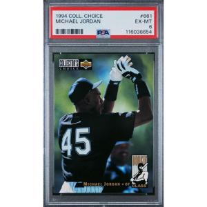 imageGraded 1994 Collectors Choice Michael Jordan 661 Rookie RC Baseball Card PSA 6 EX Mint