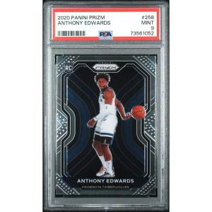 imageGraded 202021 Panini Prizm Anthony Edwards 258 Rookie RC Basketball Card PSA 9 Mint