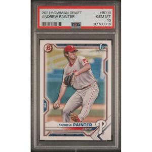 imageGraded 2021 Topps Bowman Draft Andrew Painter BD10 Rookie RC Baseball Card PSA 10 Gem Mint
