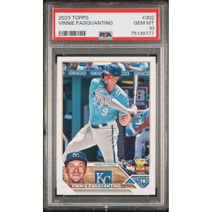 imageGraded 2023 Topps Vinnie Pasquantino 302 Rookie RC Baseball Card PSA 10 Gem Mint