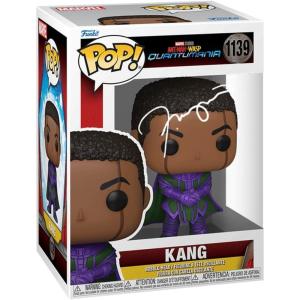 imageJonathan Majors Kang 1139 Facsimile Signed Reprint Laser Autographed Funko POP Movies AntMan and The Wasp Quantumania Figurine with Protector Case