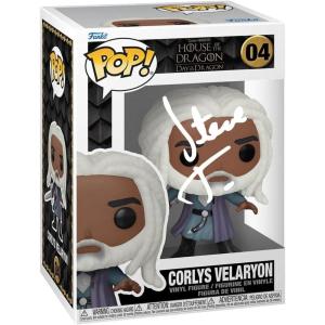 imageSteve Toussaint Corlys Velaryon 04 House of the Dragon Game of Thrones Facsimile Signed Reprint Laser Autographed Funko POP Television Figurine with Protector Case