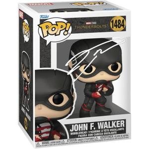 imageWyatt Russell John F Walker 1484 Thunderbolts Facsimile Signed Reprint Laser Autographed Funko POP Movies Marvel Figurine with Protector Case