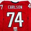 imageAutographedSigned John Carlson Washington Red Hockey Jersey JSA COA